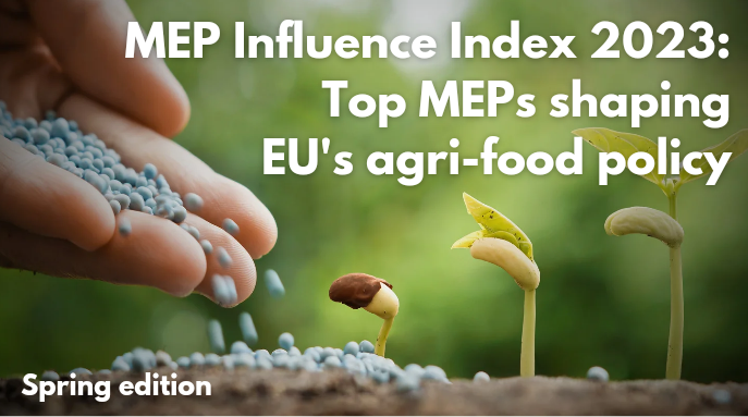 MEP Influence Index 2023: Top MEPs shaping EU’s agri-food policy