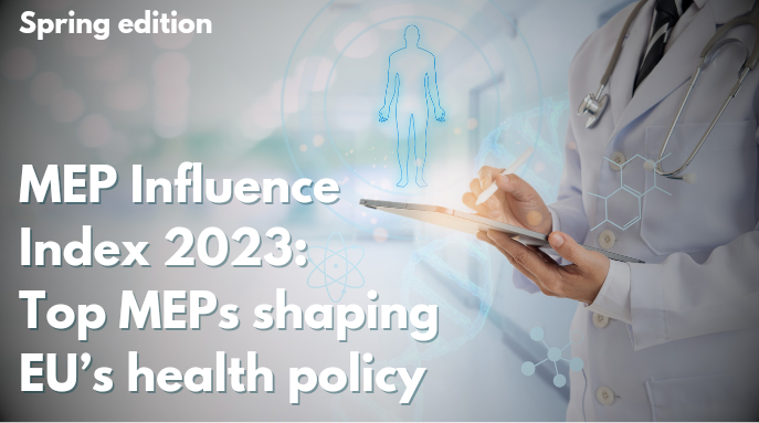 MEP Influence Index 2023: Top MEPs shaping EU’s health policy