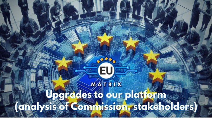 Upgrades to our platform (analysis of Commission, economic & social stakeholders)- call for feedback