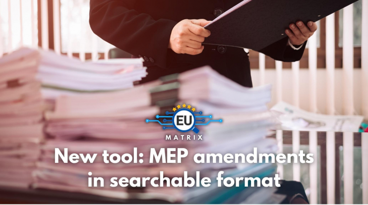 New tool: MEP amendments in searchable format