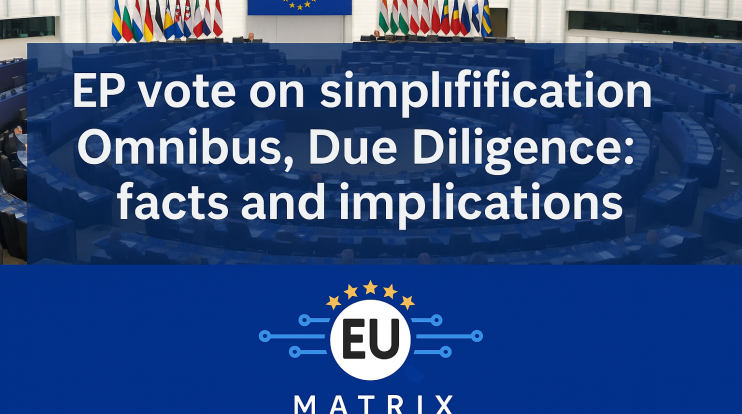EP vote on simplification Omnibus, Due Diligence: facts and implications
