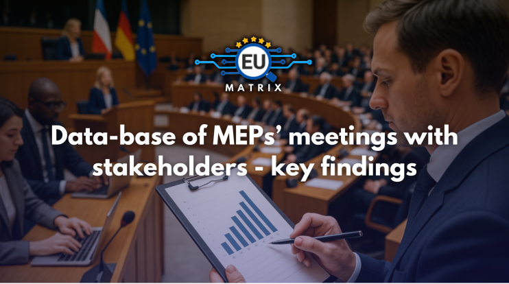 Data-base of MEPs’ meetings with stakeholders - key findings