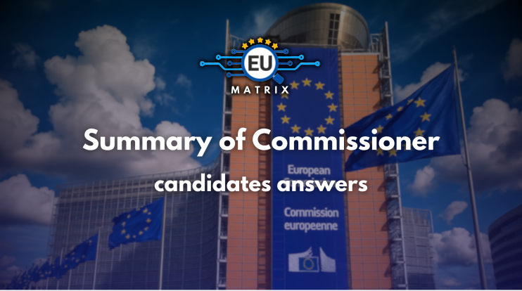 Summary of Commissioner-candidates answers