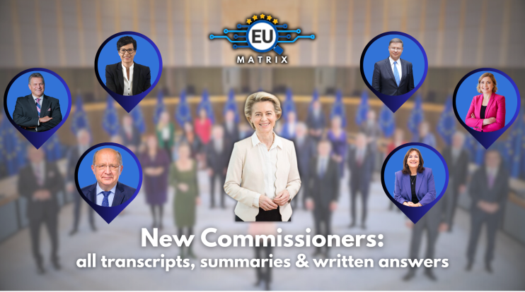 New Commissioners: all transcripts, summaries, and more