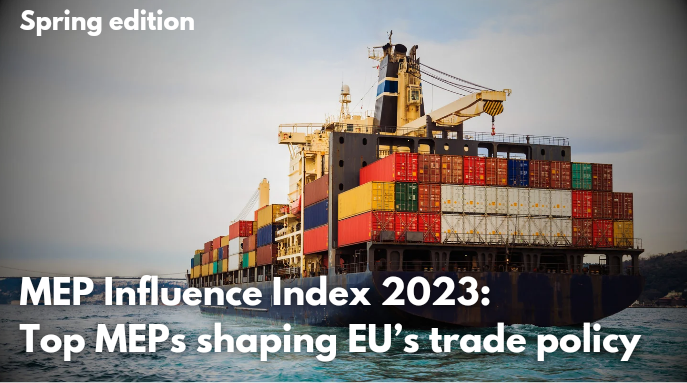 MEP Influence Index 2023: Top MEPs shaping EU’s trade policy