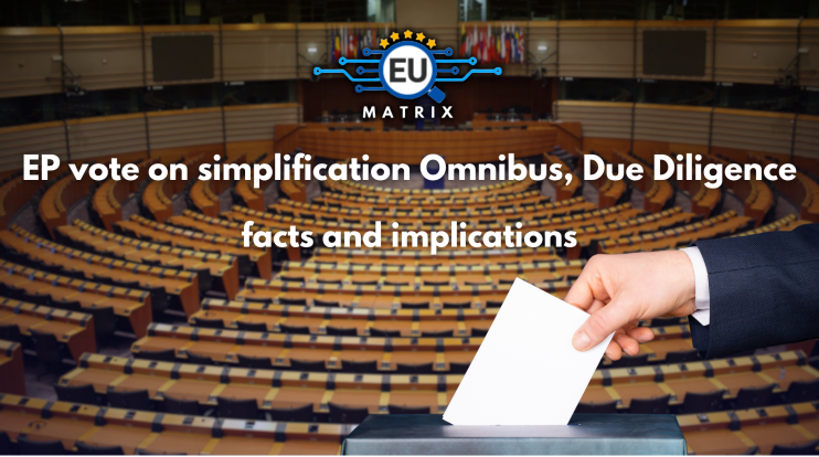 EP vote on simplification Omnibus, Due Diligence: facts and implications
