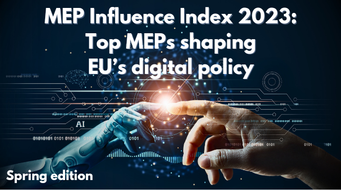 MEP Influence Index 2023: Top MEPs shaping EU’s digital policy