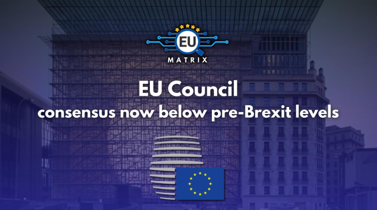 EU Council consensus now below pre-Brexit levels